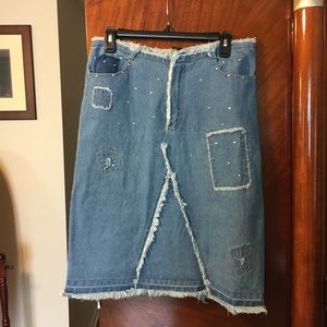 Denim Starwear skirt
